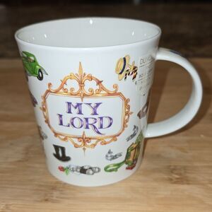 Dunoon Lomond "My Lord" Gentleman Mug Fine Bone China England Cherry Denman 10oz